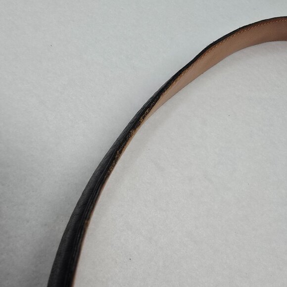 Martin Dingman Belt Mens Sz 40 Premium European Calfskin Black Leather - Picture 11 of 16